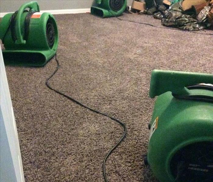 Wet carpet